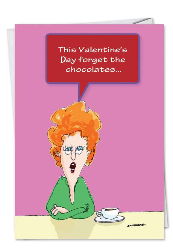 Toilet Seat Funny Valentine's Day Greeting Card|Nobleworks