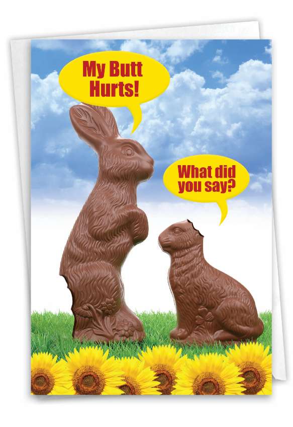 Funny Easter Joke My Butt Hurts 55