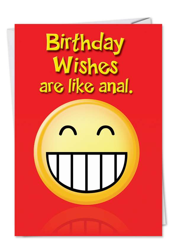 Wishes Like Anal Birthday Card And Nobleworkscardscom 2758